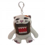 Domo 4  Plush Clip On: White Cat Domo