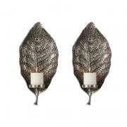 Uttermost Zelkova Leaf 2-Pc. Wall Sconce Set