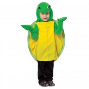Rasta Imposta Turtle Boy s Halloween Fancy-Dress Costume for Child  Green and Yellow  Toddler 3T-4T