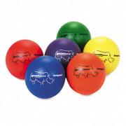 Champion Sports RXD6SET 6 in. Diameter Rhino Skin Dodge Ball Set - Assorted (6/Set)