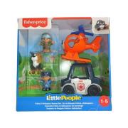 Fisher Price Little People Police & Helicopter Rescue Set
