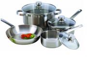 Cookpro PRO503 Cookware Set 7 Pieces Encapsulated Base Stainless steel