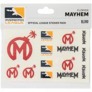 Florida Mayhem Overwatch League 10-Pack Team Car Stickers