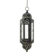 Intricate Hanging Moroccan Lantern - 1 Unit, 4