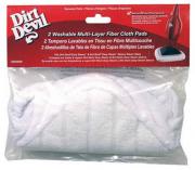 Dirt Devil Washable Multi-Layer Fiber Cloth Pads, 2 count