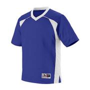 Augusta Drop Ship Youth Polyester Mesh V-Neck Short-Sleeve Jersey