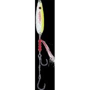 viper spoon ss20 buck tail model spoon bleeding pearl chartreuse