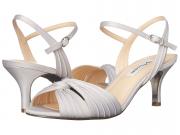 Women's Nina 'Camille - Ls' Slingback Sandal, Size 9 M - Metallic