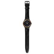 Swatch Black Nachtigall Unisex Watch YWB403