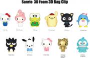 Hello Kitty Collectors Bag Clip 3D Foam Blind Package (1 Package Only)