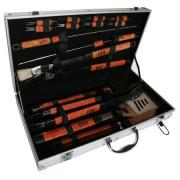 Deluxe Comfort Pushette Professional 18 Piece BBQ Tool Set