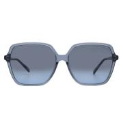 Michael Kors Jasper Blue Gradient Square Ladies Sunglasses MK2196F 39568F 60