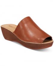 Womens REACTION Kenneth Cole Fine Mule Slip On Heels, Black, 5 US / 35 EU