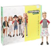 Creatable World Deluxe Character Kit Customizable Doll  Blonde Curly Hair
