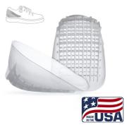 Tuli s Heavy Duty Gel Heel Cups for Plantar Fasciitis  Sever’s Disease & Heel Pain Relief  1 Pair  Large