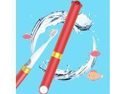 Iite Sonic Electric Toothbrush Waterproof Soft Vibrating Kids Brush Red Bear