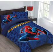 Marvel Spiderman Friendly Neighborhood Comforter Set with Fitted Sheet
