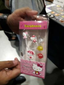 Hello kitty earphones