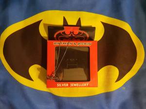 Batman and Robin Silver Necklace