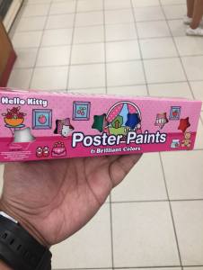Hello Kitty Poster Paints 6 Brilliant Colors