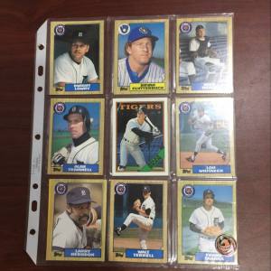 Assorted Topps Baseball Cards (18 Pcs.)