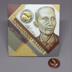 10 Piso Apolinario Mabini 150 Years Birth Anniversary 1864-2014 Commemorative Coin