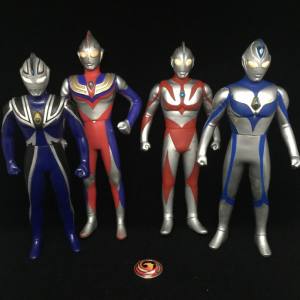 Ultraman Bandai 2000 - Ultraman Tiga, Dyna, Jack & Agul