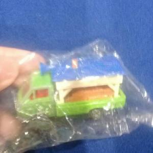 Green die cast car