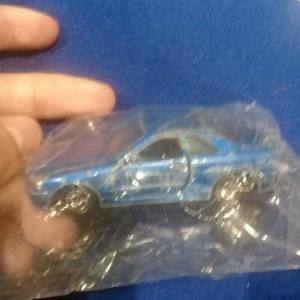 Blue die cast car
