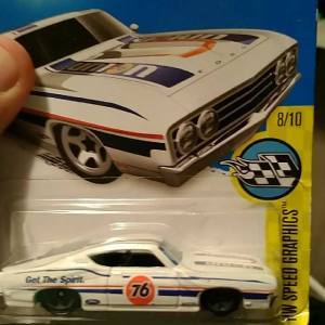 69 Ford Torino Talladega White