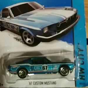67 Custom Mustang Blue