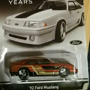 92 Ford Mustang Orange