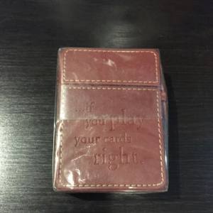Sacchi Reno Card Case (Claret)
