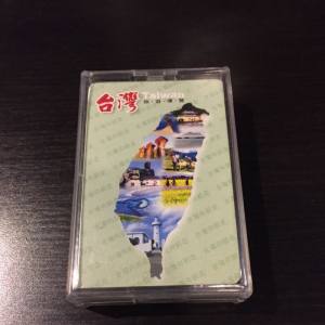 Travel Map of Taiwan Souvenir Playing Cards