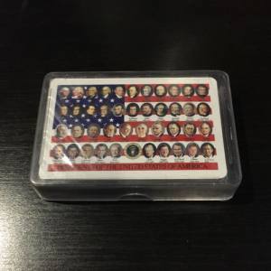 USA Presidents Until Bush Playing Cards