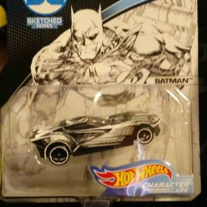 2018 Hot Wheels DC Character Car/Sketched Series/Batman