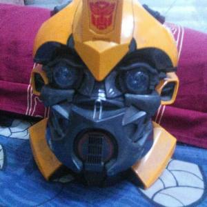 Bumble bee head bust coin bank Hasbro