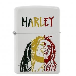 Zippo Bob Marley White Background