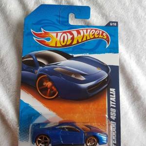 Ferrari 458 Italia blue no stripe