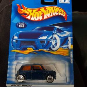 Hotwheels Mini Cooper Blue