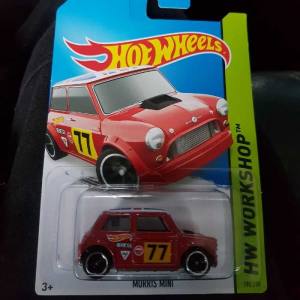 Hotwheels Morris Mini Red
