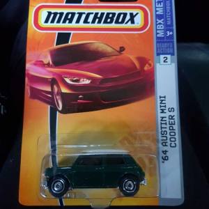 Matchbox 64 Austin Mini Cooper S Green