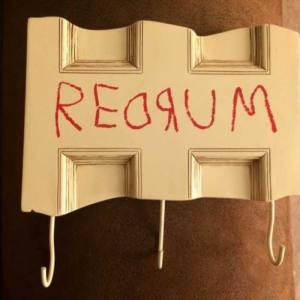 Official 'REDRUM' key holder from The Shining