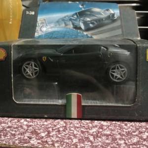 Hot Wheels Shell 1/38 Ferrari 599 Gtb Fiorano Black Sports Car Rare Toys Boys 3+