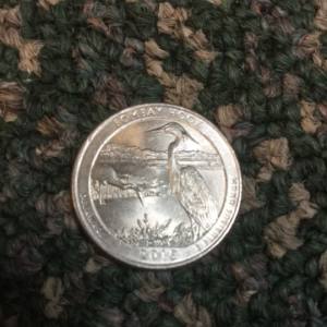 Bombay Hook (Delaware) America the Beautiful Quarter 2015