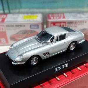 Kyosho Ferrari 275 GTB 1/64 Diecast Vehicle ( Silver )