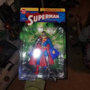 Dc Direct Superman Cyborg Superman Action Figure