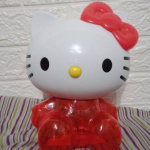 Hello Kitty 8 inch coin bank - red