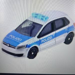Tomica volkswagen polo police car