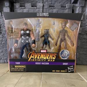 Marvel Legends Thor Rocket Racoon and Groot